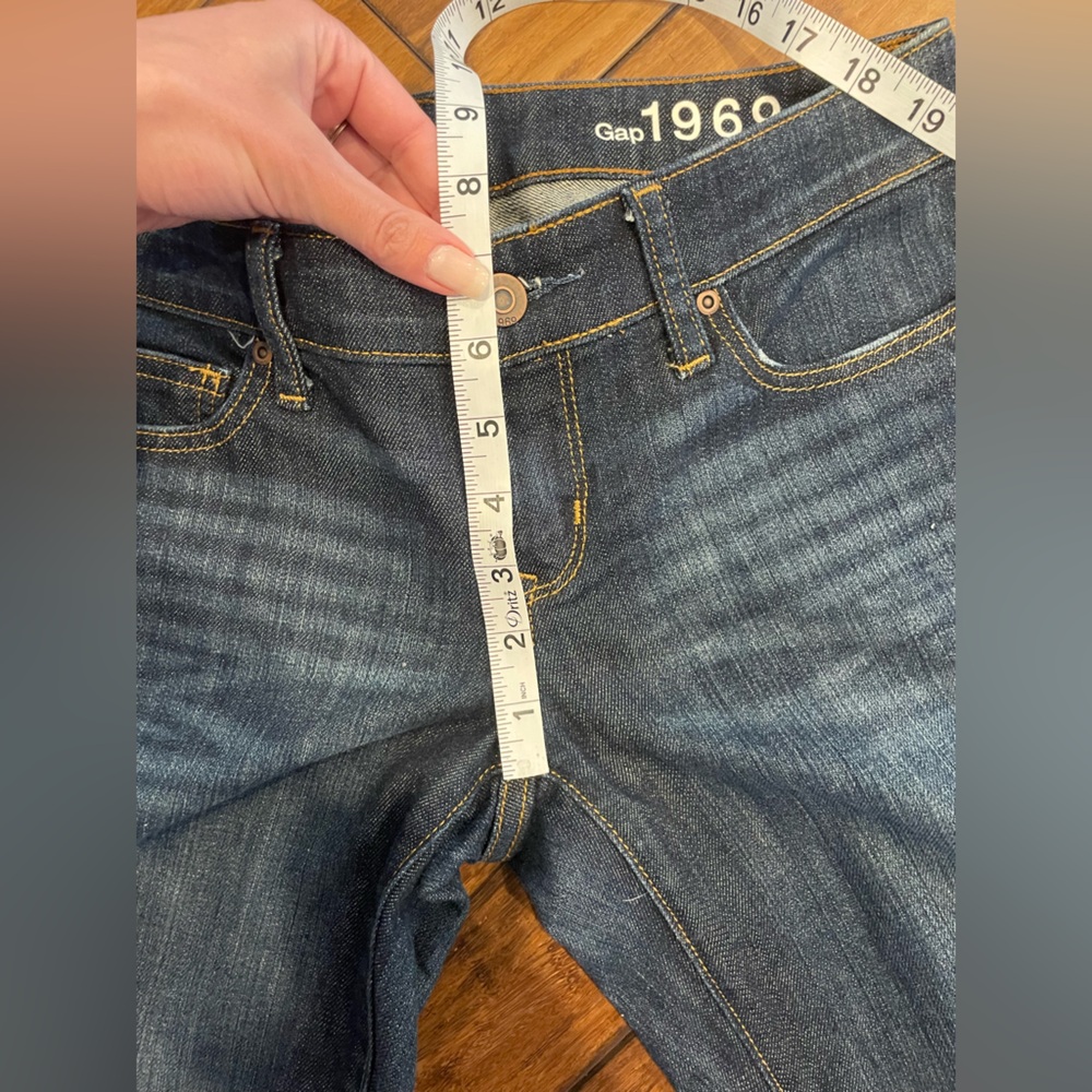 New 1969 Gap destructed vintage wash always skinny - Picture 7 of 9